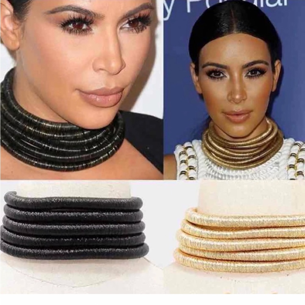 New Choker Multi Layered Statement Necklace - image 8